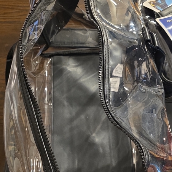 Max Studio Black Transparent Duffel Bag - Picture 12 of 12
